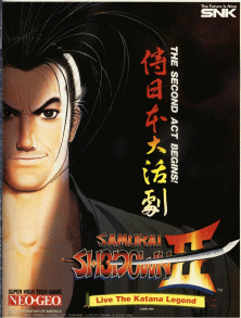 Samurai Shodown II / Shin Samurai Spirits: Haohmaru Jigokuhen flyer