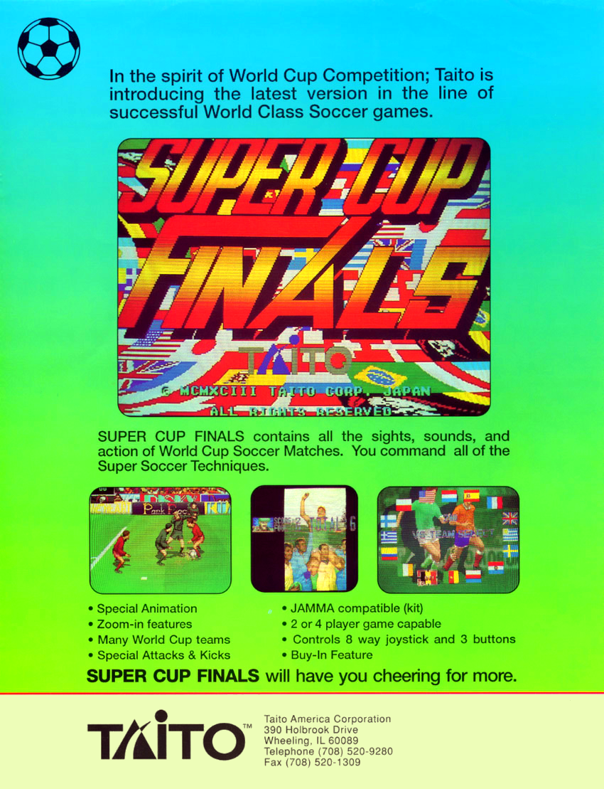 Super Cup Finals (Ver 2.2O 1994/01/13) flyer
