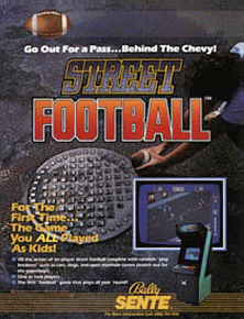 Street Football (11/12/86) flyer