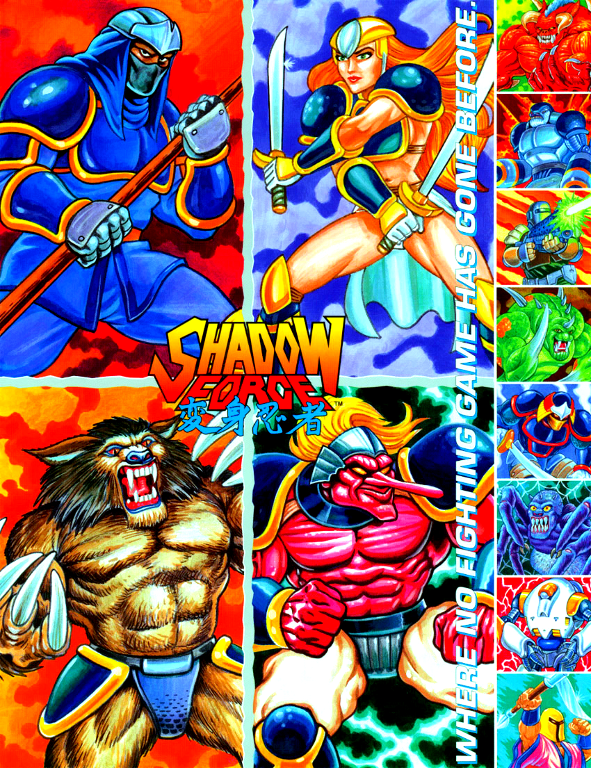 Shadow Force (Japan, Version 2) flyer
