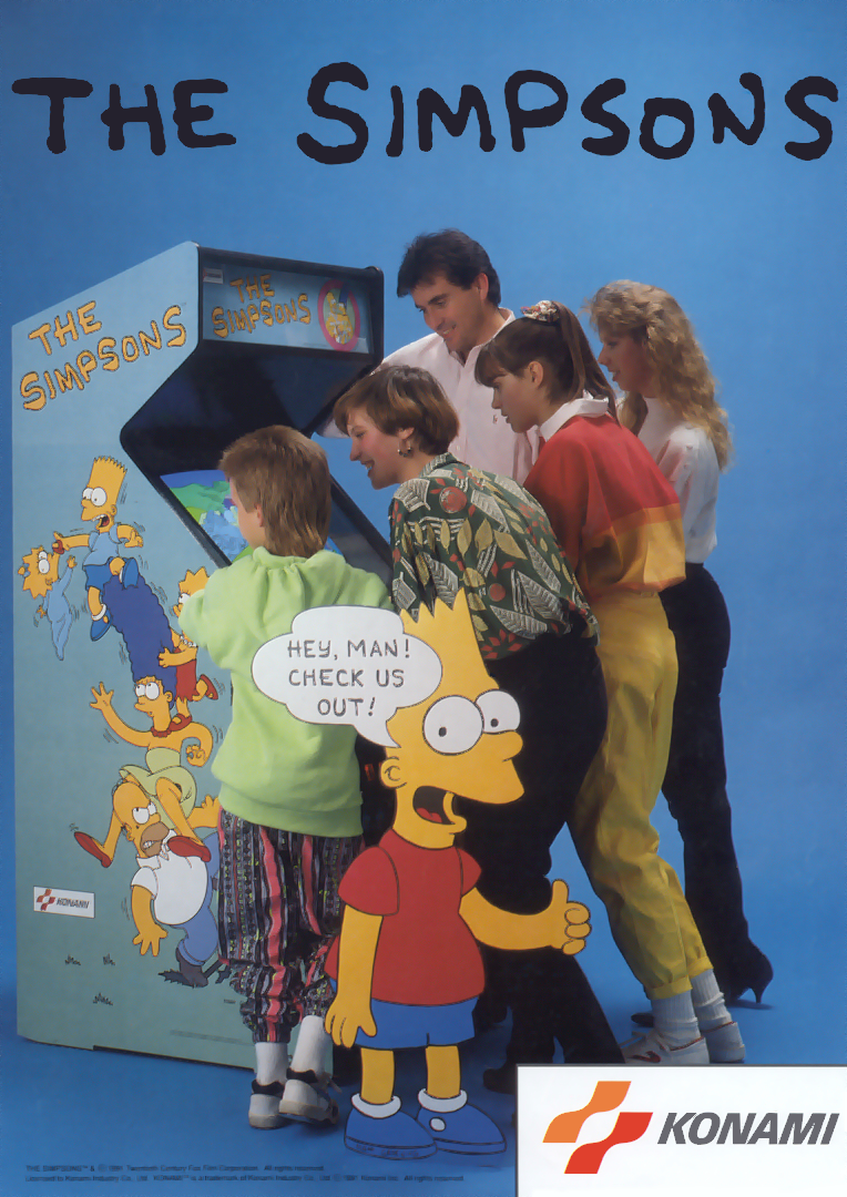 The Simpsons (4 Players World, set 1) flyer