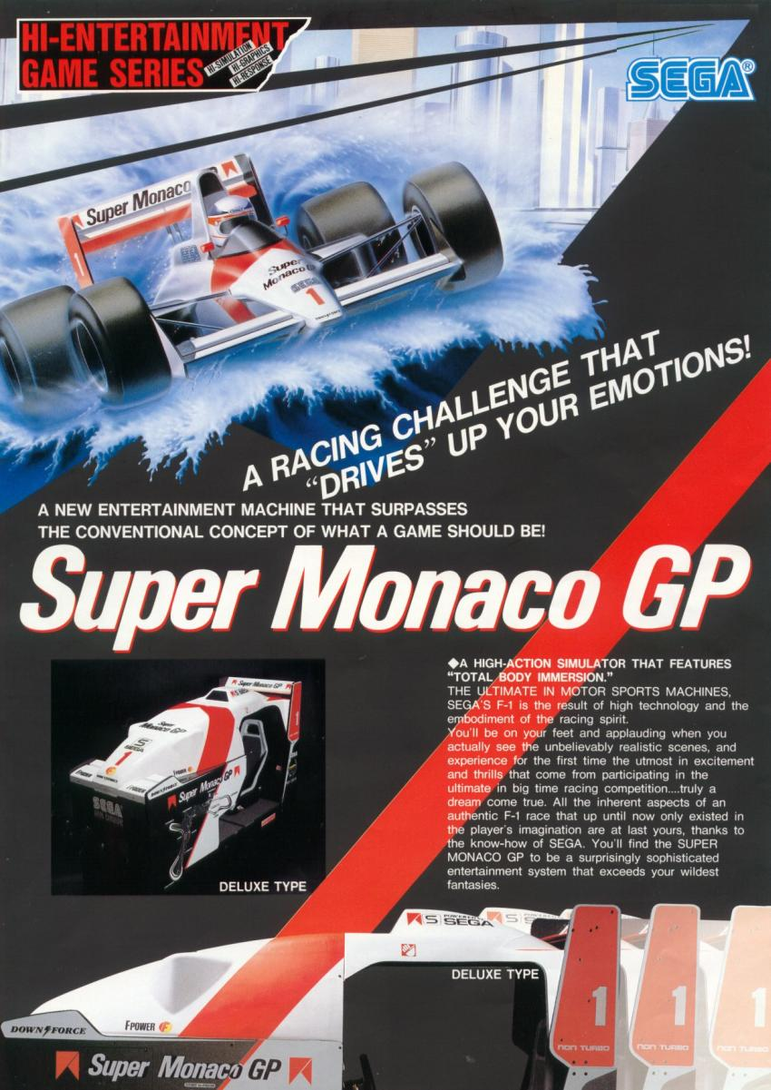 Super Monaco GP (World, Rev B) (FD1094 317-0126a) flyer
