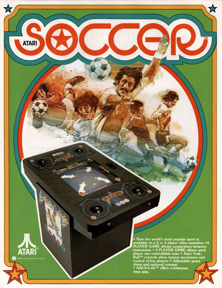 Atari Soccer flyer