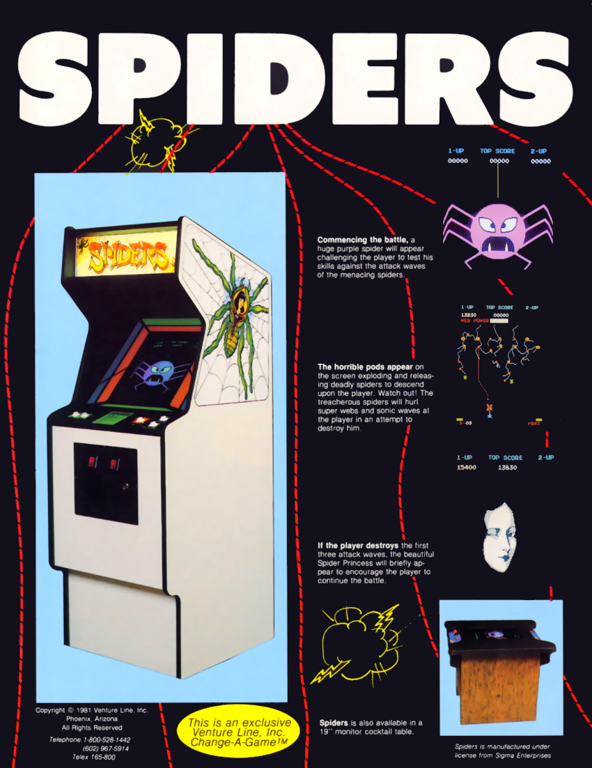 Spiders (set 1) flyer