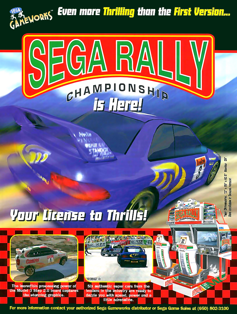 Sega Rally Championship - TWIN/DX (Revision C) flyer