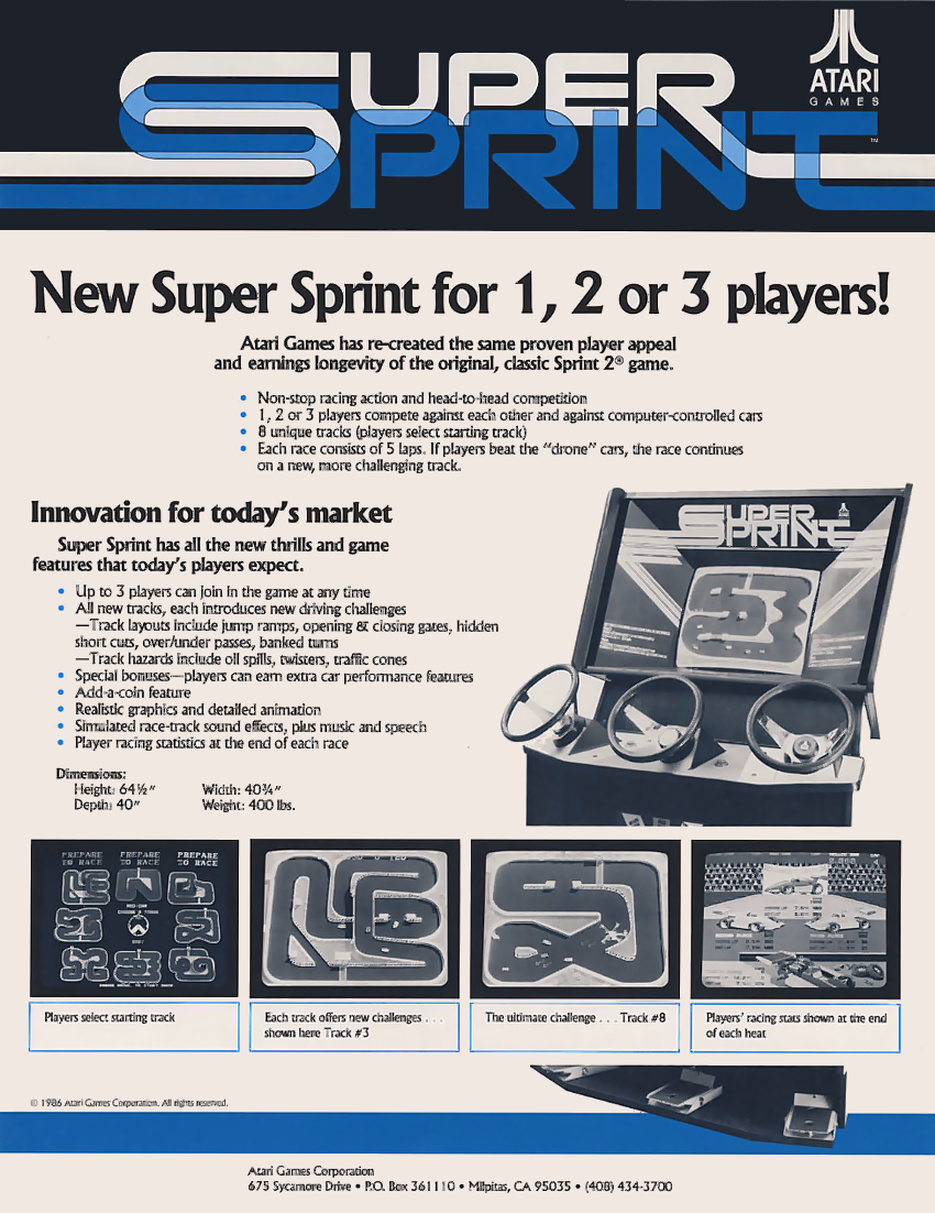 Super Sprint (rev 4) flyer