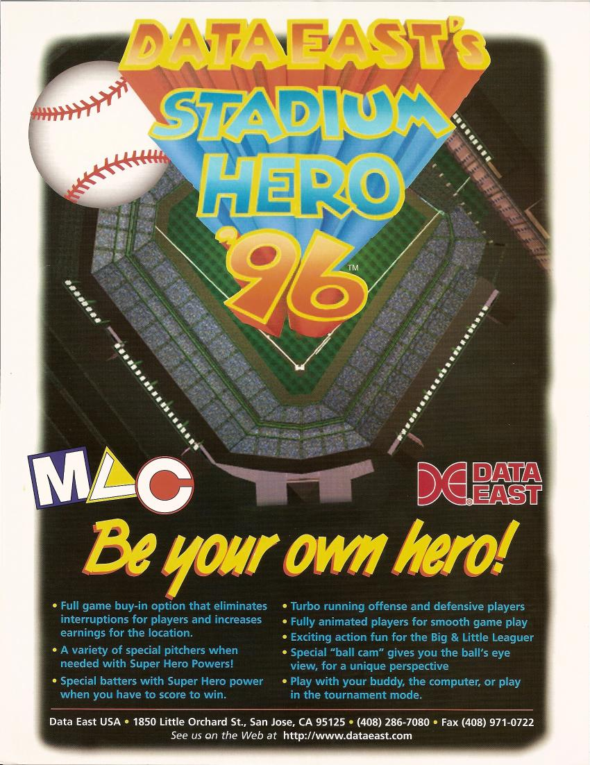 Stadium Hero '96 (World, EAJ) flyer