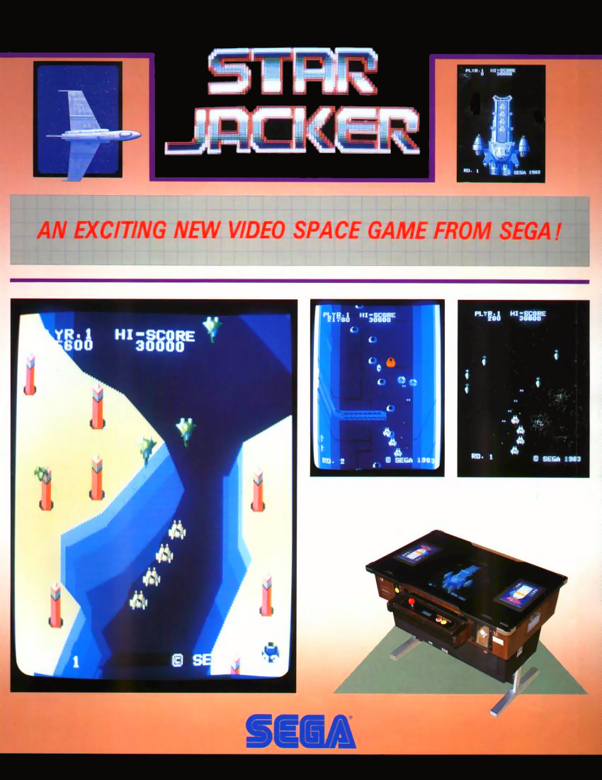Star Jacker (Sega) flyer