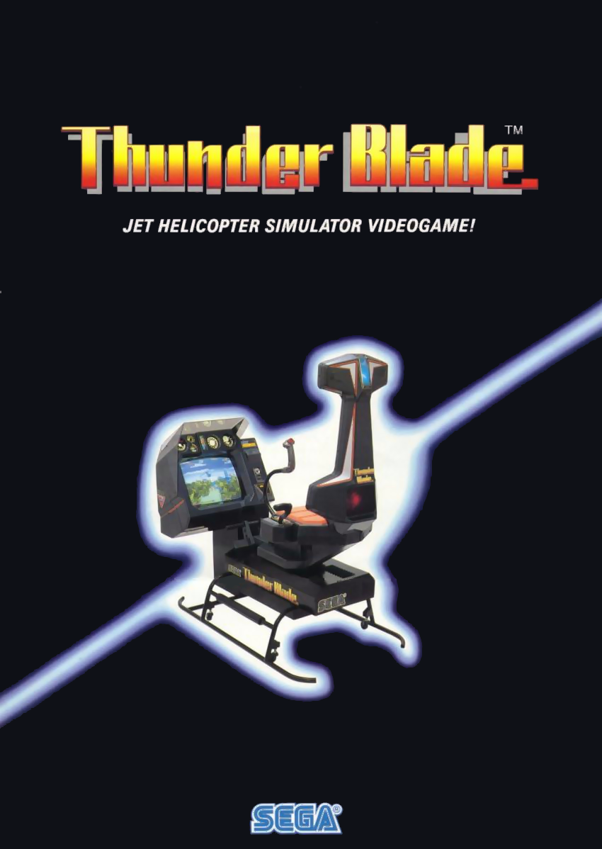 Thunder Blade (upright) (FD1094 317-0056) flyer