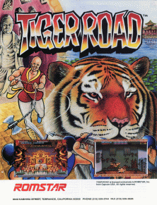 Tiger Road (US bootleg) flyer