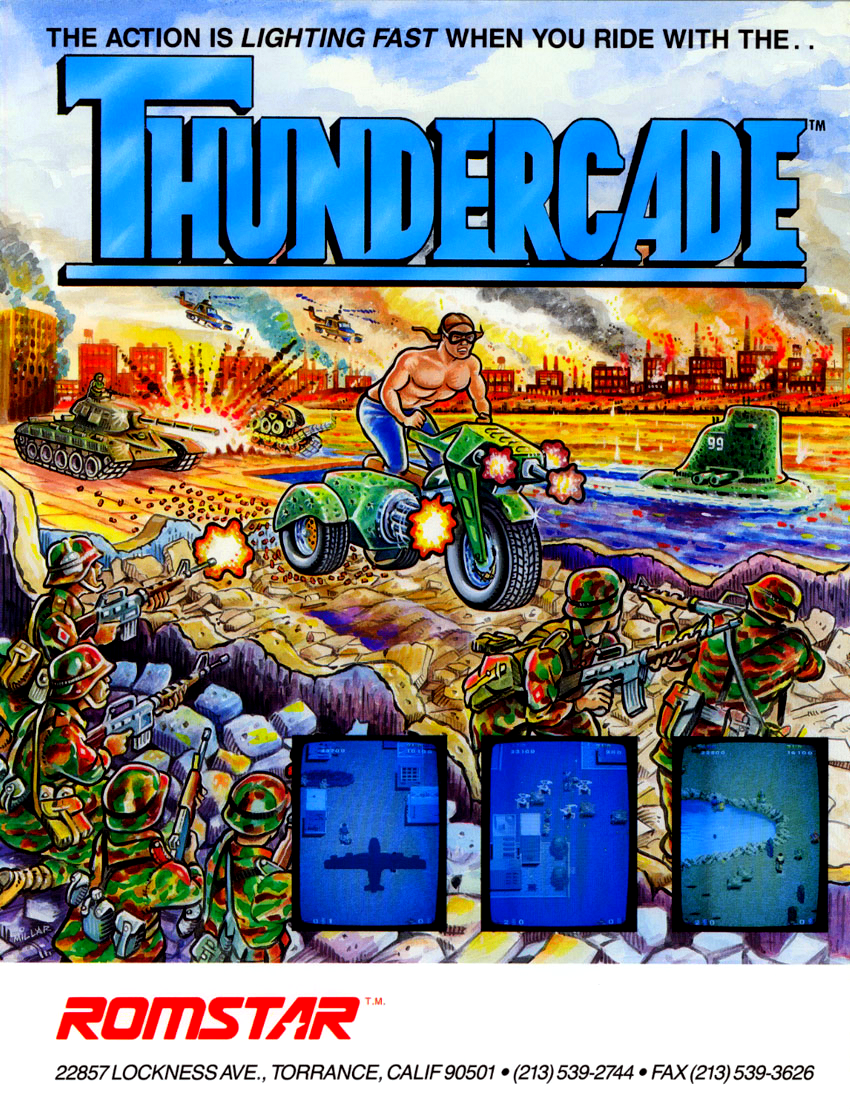 Thundercade / Twin Formation flyer