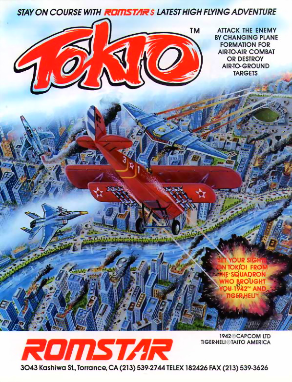 Tokio / Scramble Formation (bootleg) flyer