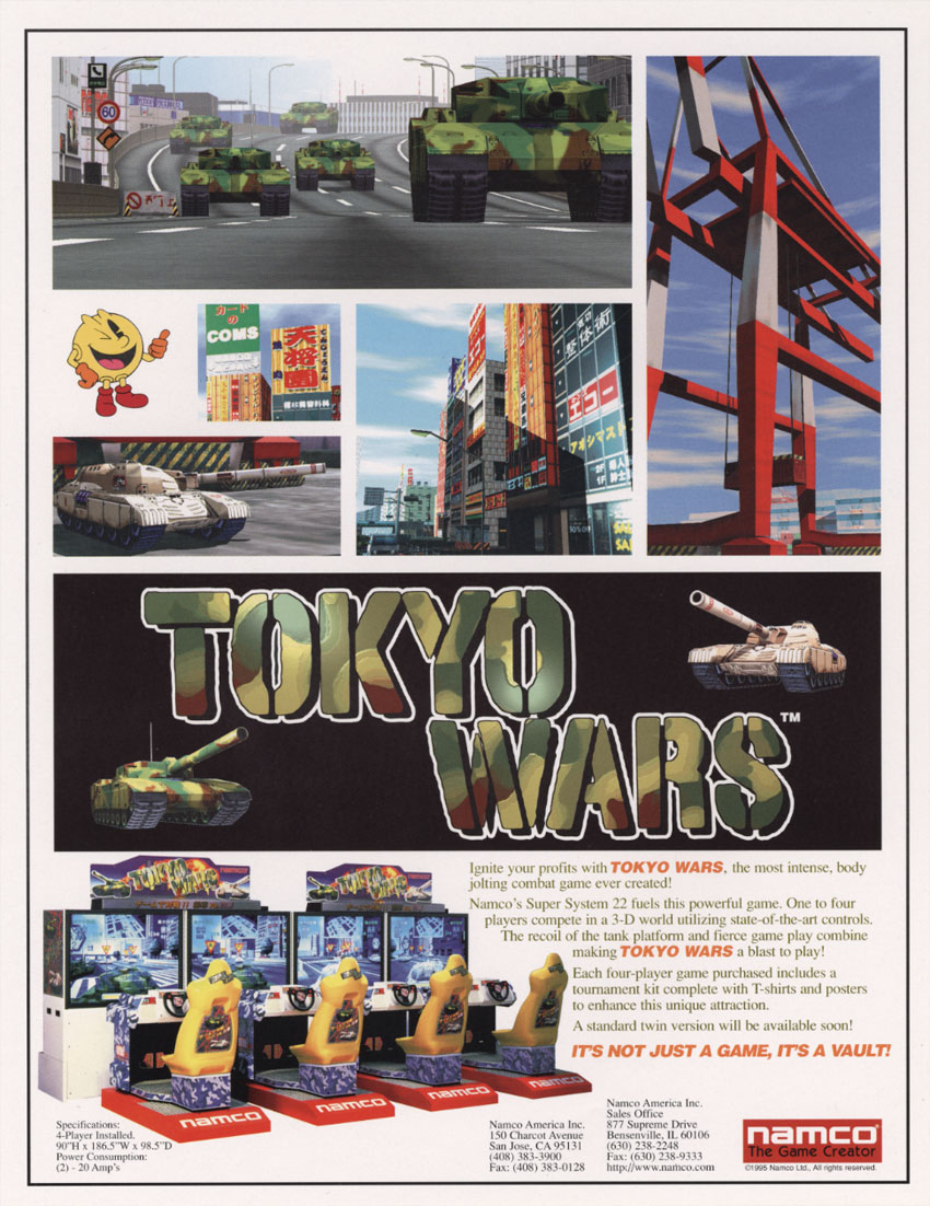 Tokyo Wars (Rev. TW2 Ver.A) flyer
