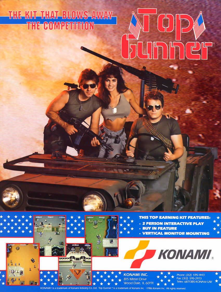 Top Gunner (bootleg, Rotary Joystick) flyer