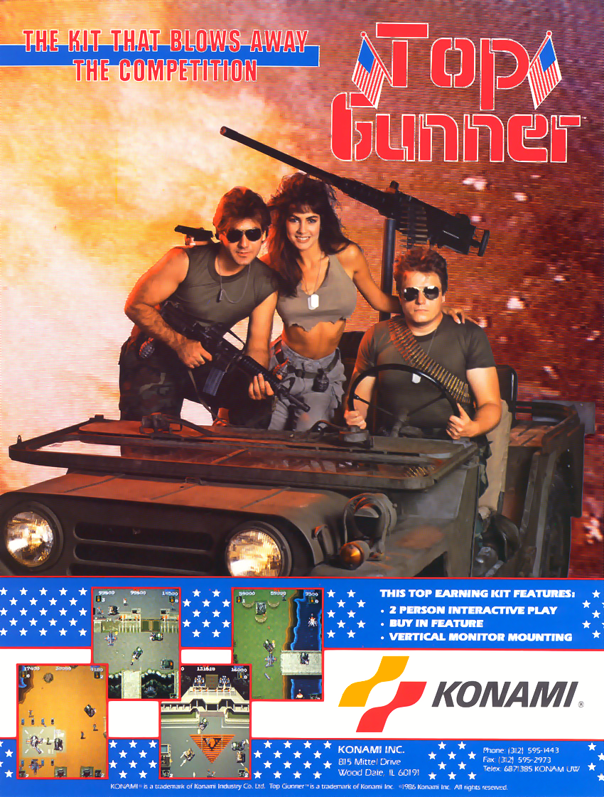 Top Gunner (US, 8-way Joystick) flyer