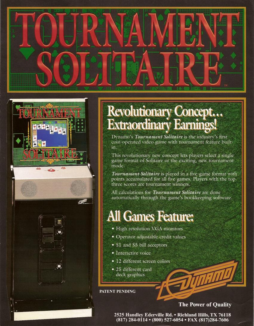 Tournament Solitaire (V1.06, 08/03/95) flyer