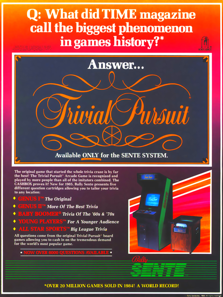 Trivial Pursuit (Spanish) flyer