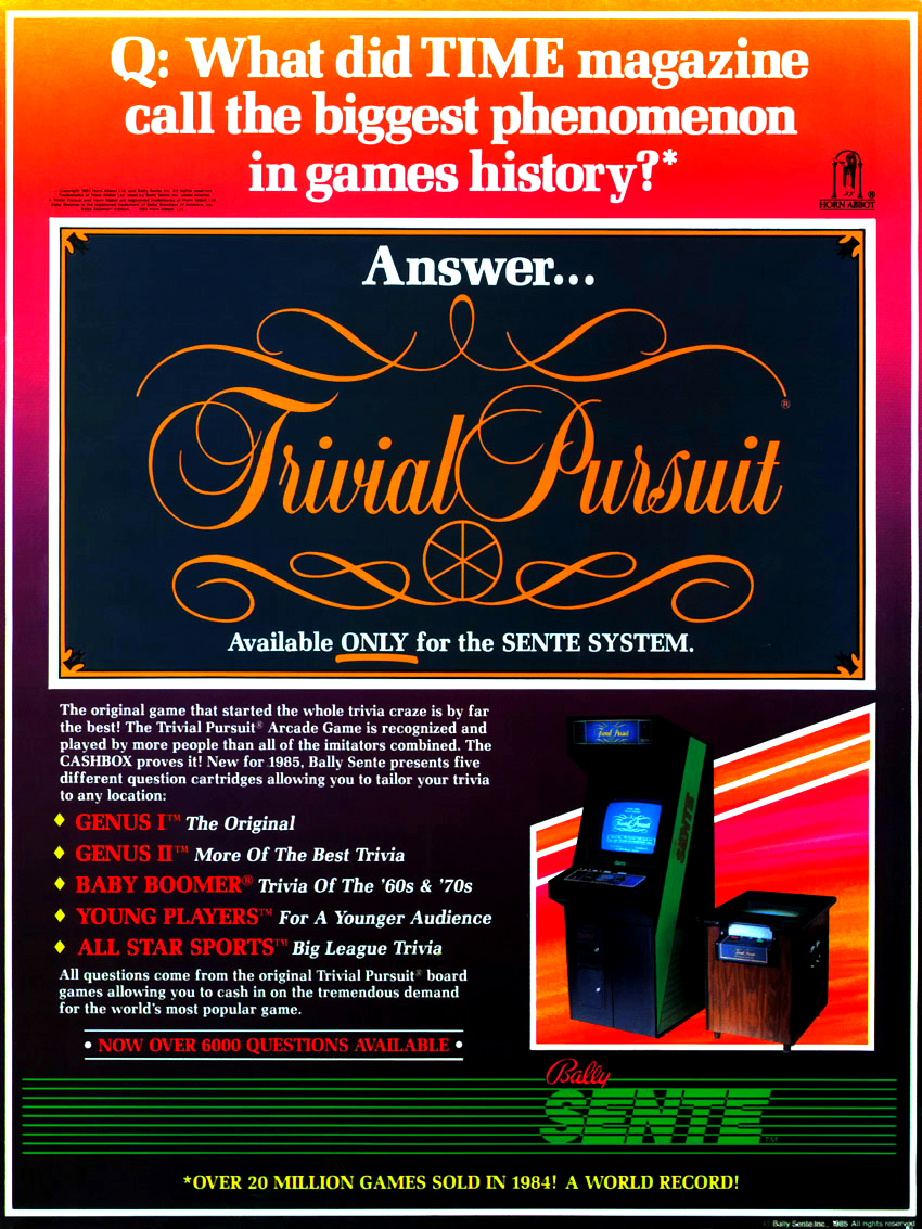 Trivial Pursuit (All Star Sports Edition) flyer