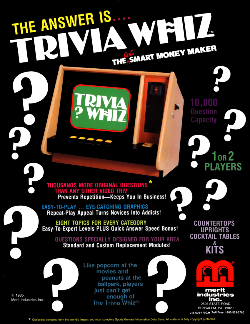 Trivia ? Whiz (6221-05, Edition 2) flyer