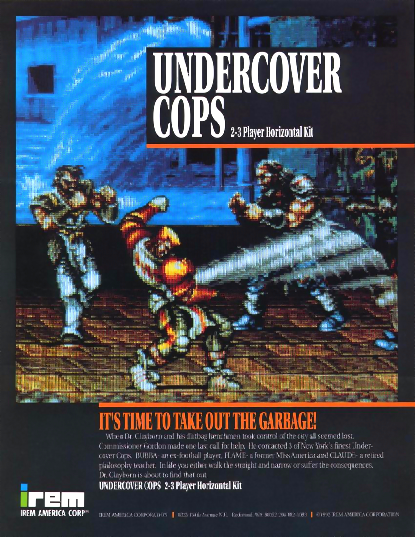 Undercover Cops (Japan) flyer