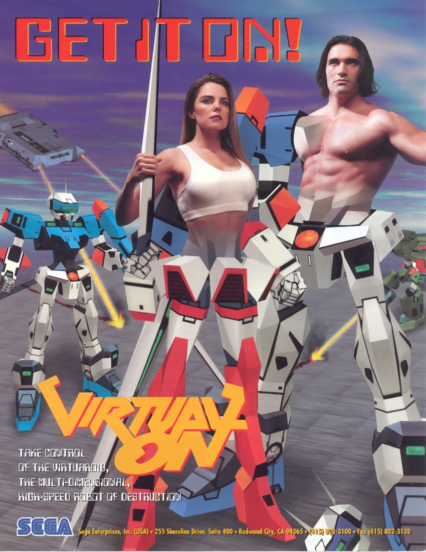 Cyber Troopers Virtual-On (Japan, Revision B) flyer