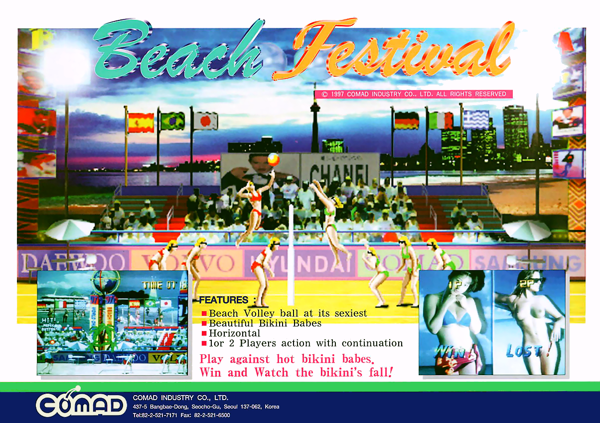 Beach Festival World Championship 1997 flyer