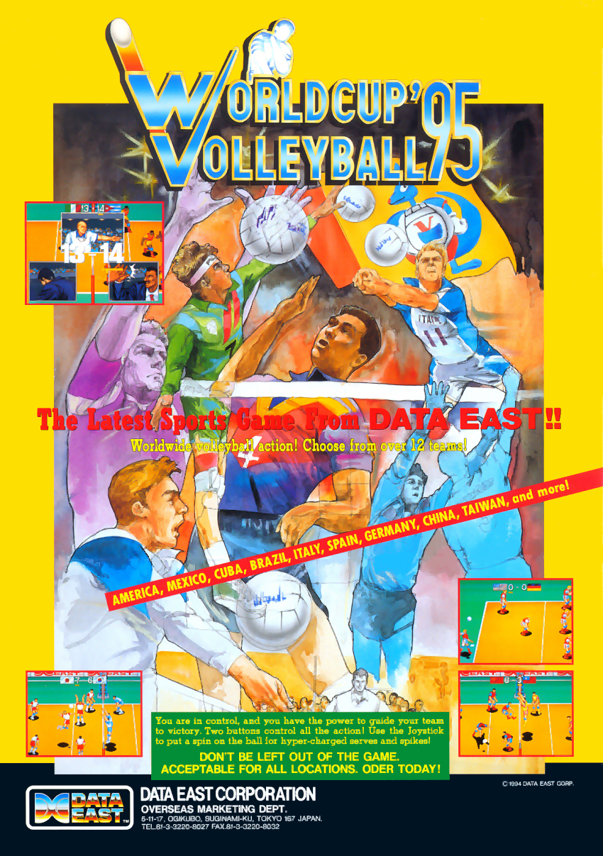 World Cup Volley '95 (Japan v1.0) flyer