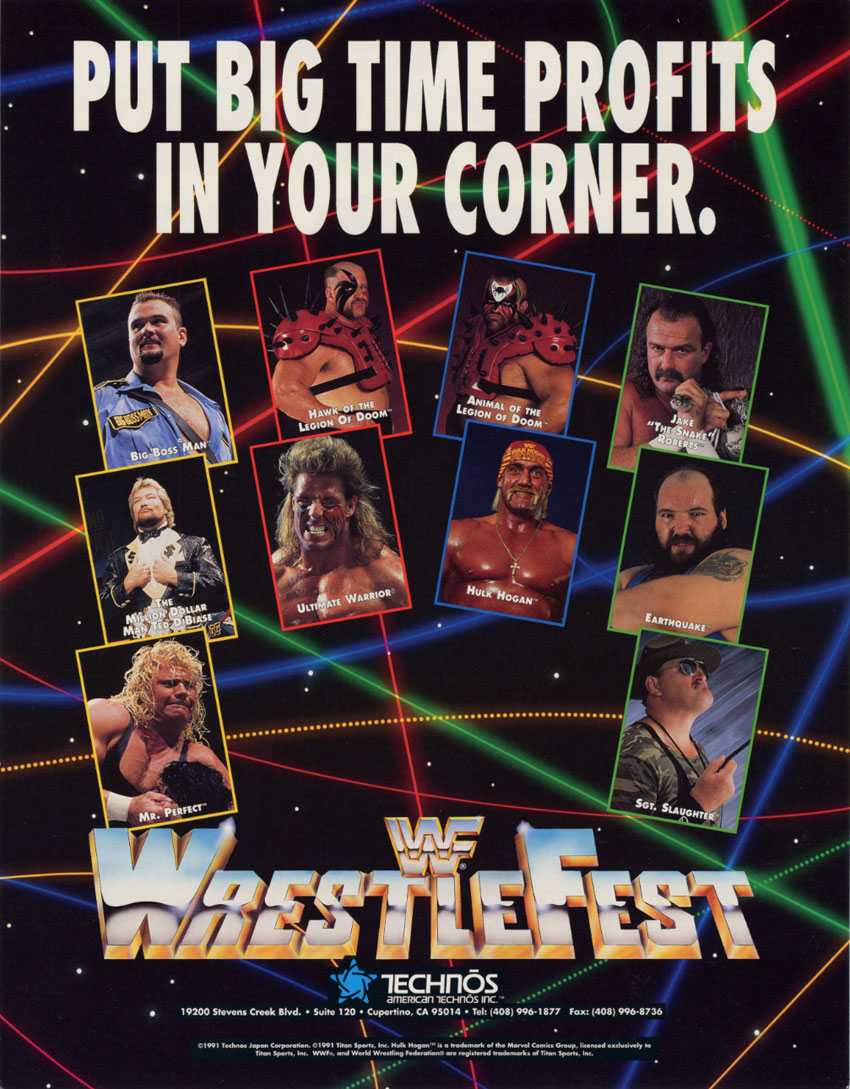 WWF WrestleFest (World) flyer