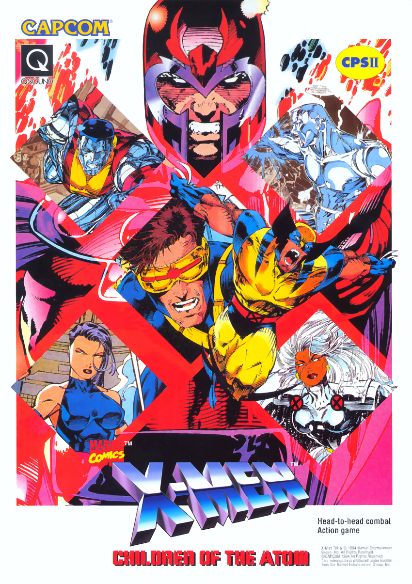 X-Men: Children of the Atom (Euro 950105) flyer