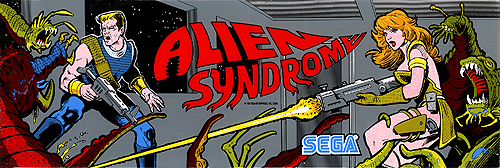 Alien Syndrome (set 4, System 16B, unprotected) Marquee