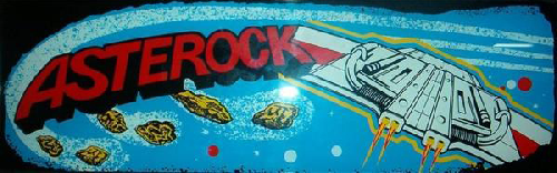 Asterock (Sidam bootleg of Asteroids) Marquee