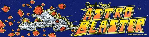 Astro Blaster (version 3) Marquee