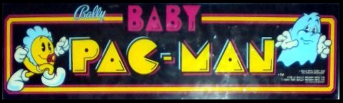Baby Pac-Man (set 1) Marquee