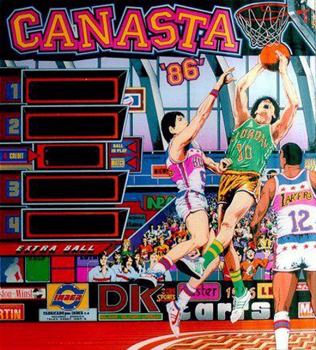 Canasta '86' Marquee