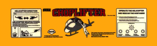 Choplifter (unprotected) Marquee