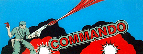 Commando (Sega) Marquee