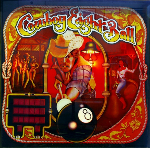 Cowboy Eight Ball Marquee