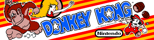 Donkey Kong (US set 1) Marquee