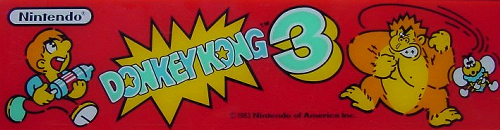 Donkey Kong 3 (US) Marquee