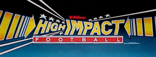 High Impact Football (rev LA5 02/15/91) Marquee