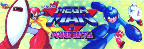 Mega Man: The Power Battle (CPS1, Asia 951006) Marquee