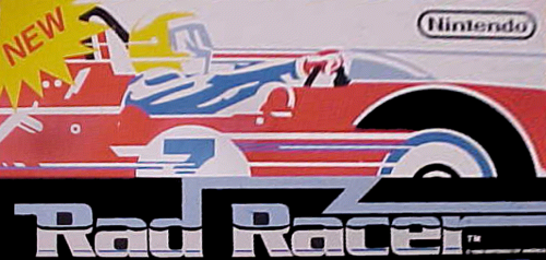 Rad Racer (PlayChoice-10) Marquee
