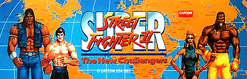 Super Street Fighter II - The New Challengers (bootleg of Japanese MegaDrive version) Marquee