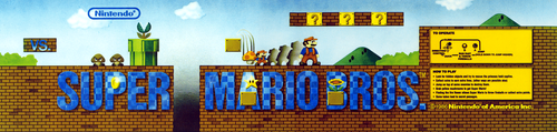 Vs. Super Mario Bros. (set SM4-4 E) Marquee