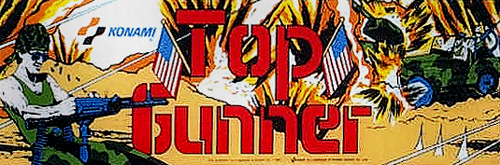 Top Gunner (US, 8-way Joystick) Marquee