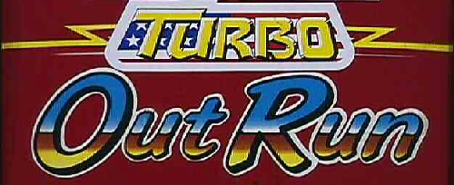 Turbo Out Run (deluxe cockpit) (FD1094 317-0109) Marquee
