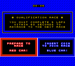 American Speedway (set 1) select screen