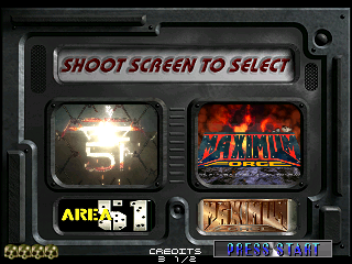 Area 51 / Maximum Force Duo v2.0 select screen