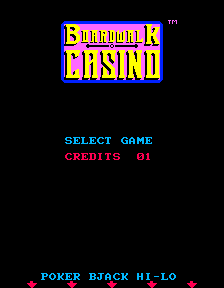 Boardwalk Casino select screen