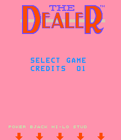 The Dealer select screen